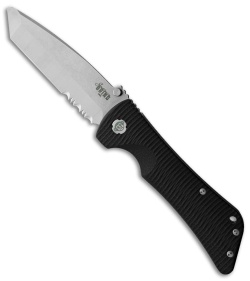 Southern Grind Bad Monkey Liner Lock Knife Black G-10 (3.87" Satin Serr)