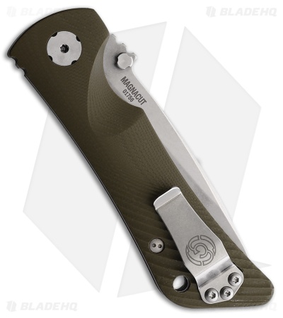 Southern Grind Spider Monkey MagnaCut Liner Lock Knife OD Green G-10 (3.25" SW)