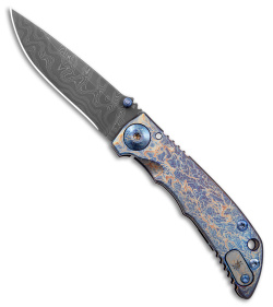 Spartan Blades Harsey Folder Frame Lock Storm Watch Custom (4" Damascus)