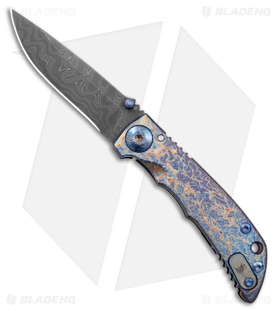 Spartan Blades Harsey Folder Frame Lock Storm Watch Custom (4" Damascus)