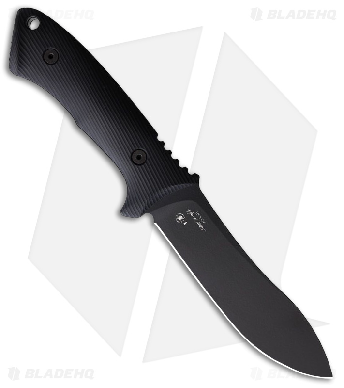 Spartan Blades Spartan-Harsey Nessmuk Fixed Blade Knife Black Polymer (Black)