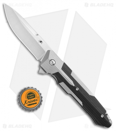 Spartan Blades Kranos Folding Knife Ti/Black G-10 (3.3" Stonewash)