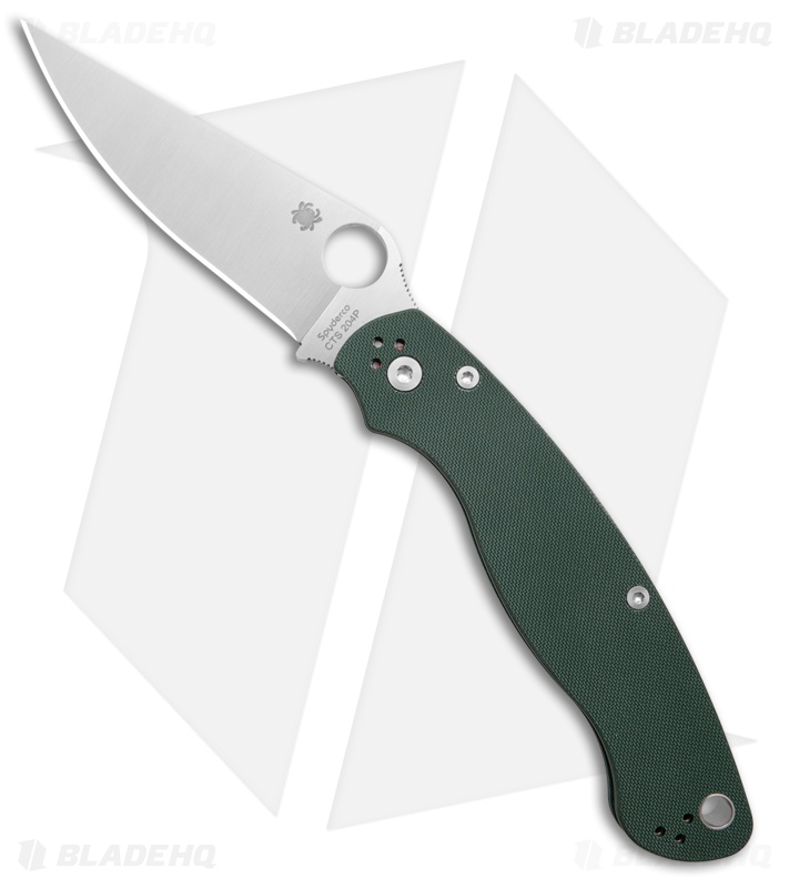 Spyderco Military 2 Compression Lock Knife FGR G-10 (4" Satin 204P) C36GPFG2