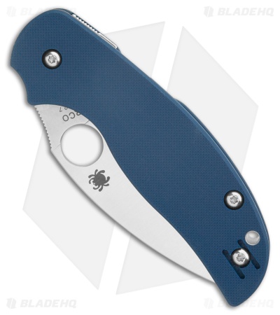 Spyderco Sage 5 Compression Lock Knife Cobalt Blue G-10 (3" Satin CPM SPY27)