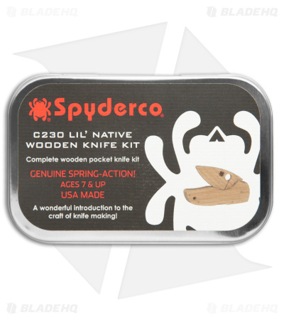 Spyderco Lil Native Knife Wooden Kit - WDKIT2