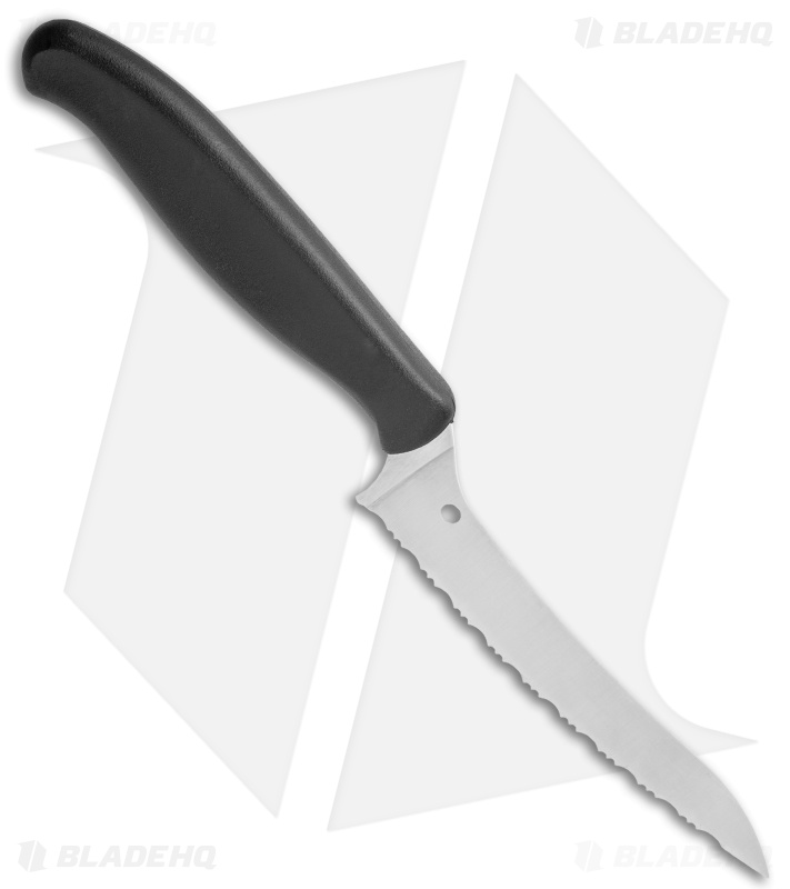 Spyderco Z-Cut Lightweight Black (4.5" Satin Serr)  K14SBK