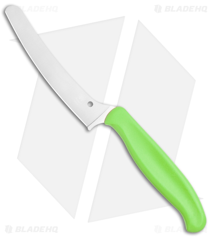 Spyderco Z-Cut Lightweight Green Blunt Tip (4.3" Satin) K13PGN