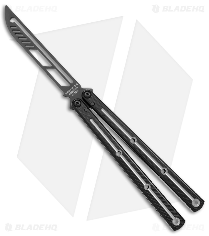 Squid Industries Krake Raken Butterfly Trainer V2.5 DT Black Inked (4.4" Black)