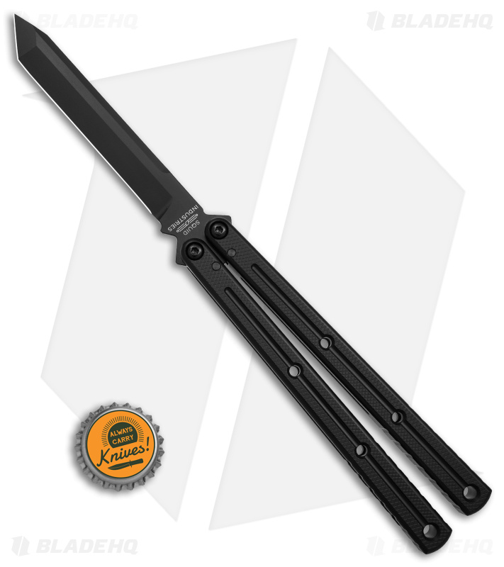 Squid Krake Raken V2.5 Tanto Knife | Matte Black - Blade HQ