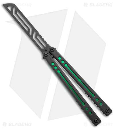 Squid Industries Nautilus Green Inked Al 4 5 Black | KnifeGeek
