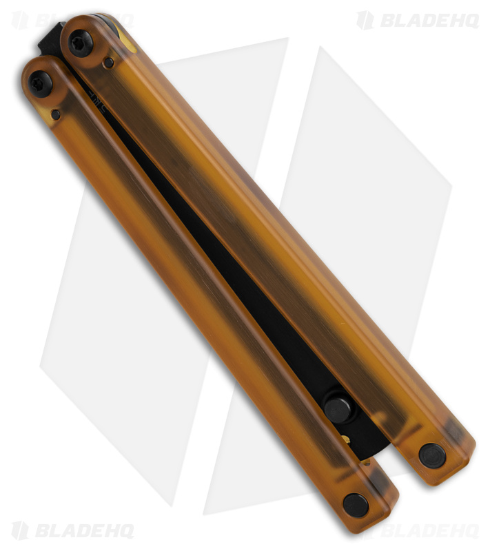 Squid Industries Squiddy-A Butterfly Balisong Trainer Ultem (4.5" Black) 