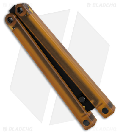 Squid Industries Squiddy-A Butterfly Balisong Trainer Ultem (4.5" Black) 