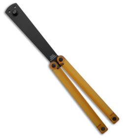 Squid Industries Squiddy-A Butterfly Balisong Trainer Ultem (4.5" Black) 