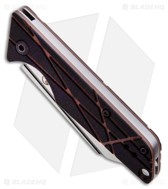 StatGear LEDGE Slip Joint Knife Black+Brown G10 Blade HQ