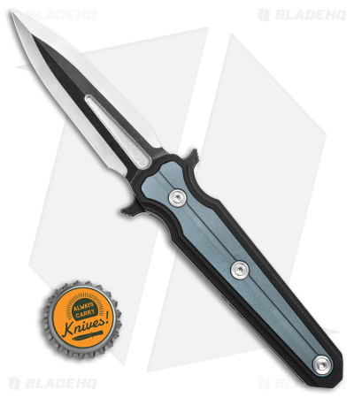 Stedemon DongShan Liner Lock Knife Blue Al/G-10 (3.9" Two-Tone) STEDSBLUE
