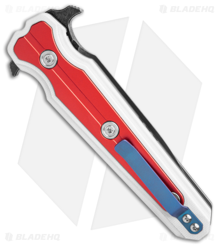 Stedemon DongShan Liner Lock Knife Red Al/G-10 (3.9" Two-Tone) STEDSRED