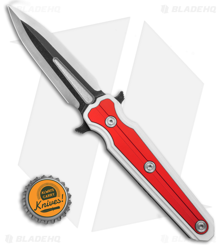 Stedemon DongShan Liner Lock Knife Red Al/G-10 (3.9" Two-Tone) STEDSRED