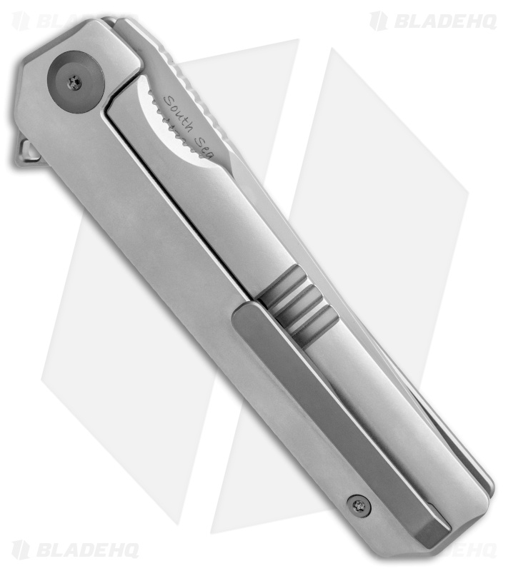 Stedemon South Sea Tanto Knife | Ti + Stonewash | SDSS02 - Blade HQ