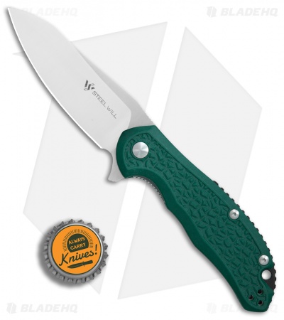 Steel Will Modus F25-12 Liner Lock Knife Green FRN (3.25" Satin)  