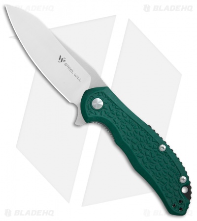 Steel Will Modus F25-12 Liner Lock Knife Green FRN (3.25" Satin)  