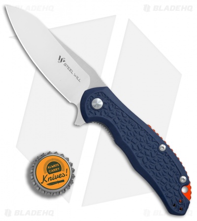 Steel Will Modus F25-13 Liner Lock Knife Blue FRN (3.25" Satin)