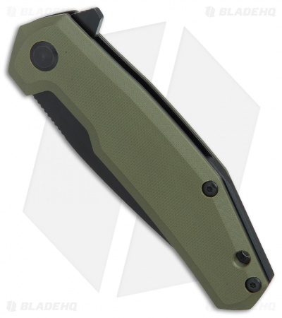 Steel Will Tenet Liner Lock Knife OD Green G-10 (3.25" Black) F30-33 