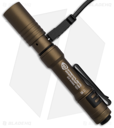 Streamlight Micro Stream USB Rechargeable Flashlight Coyote Brown (250 Lumens)