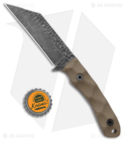 Stroup Knives GP3 Fixed Blade Knife OD Green G10 (4.25"Black SW)