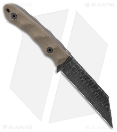  Stroup Knives GP3 Fixed Blade Knife OD Green G10 (4.25"Black SW)