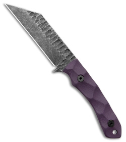  Stroup Knives GP3 Fixed Blade Knife Purple G-10 (4.25" Black SW)