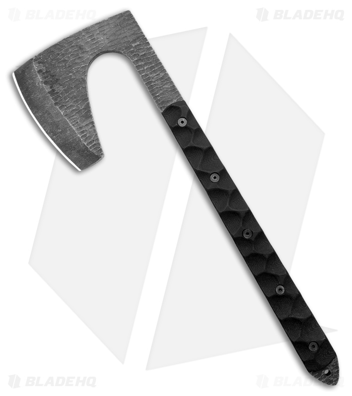 Stroup Knives Viking Axe Black G-10 w/ Kydex Sheath