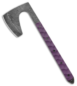 Stroup Knives Viking Axe Purple G-10 w/ Kydex Sheath