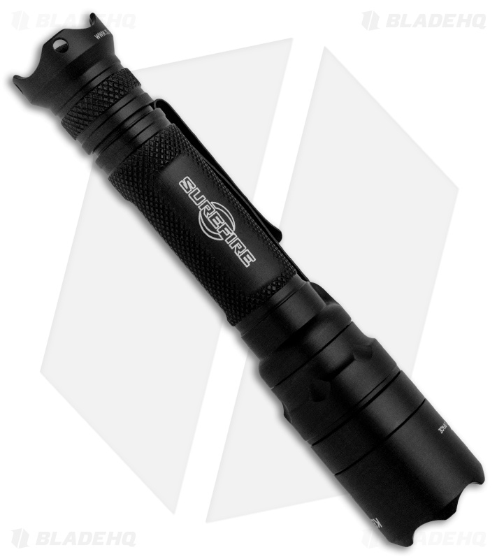 SureFire E2D Defender Tactical Flashlight Black Aluminum (1000