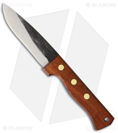 Svord Drop Point Hunter Fixed Blade Knife Ash Wood (4.4" Two Tone)