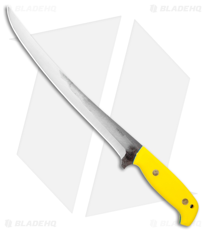 Svord Fish Fillet Fixed Blade Knife Yellow (10" Gray High Carbon)