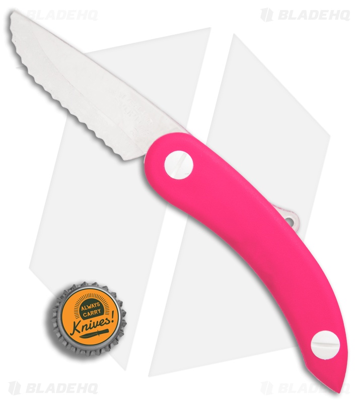 Svord Zero Metal Peasant Knife Friction Folder Pink (3.125" Polymer)