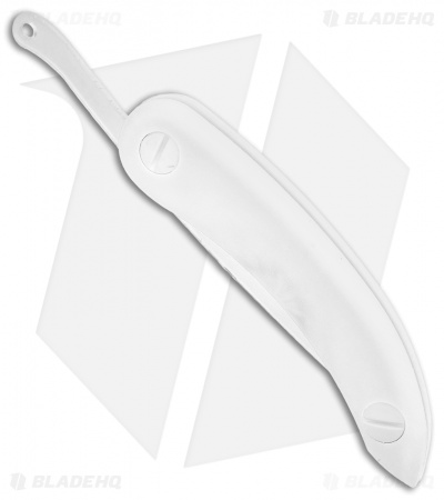 Svord Zero Metal Peasant Knife Friction Folder White (3.125" Polymer)