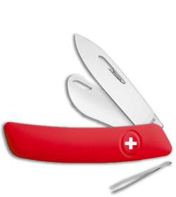 Swiza BL03 Butter Knife Swiss Pocket Knife Red (3" Satin)