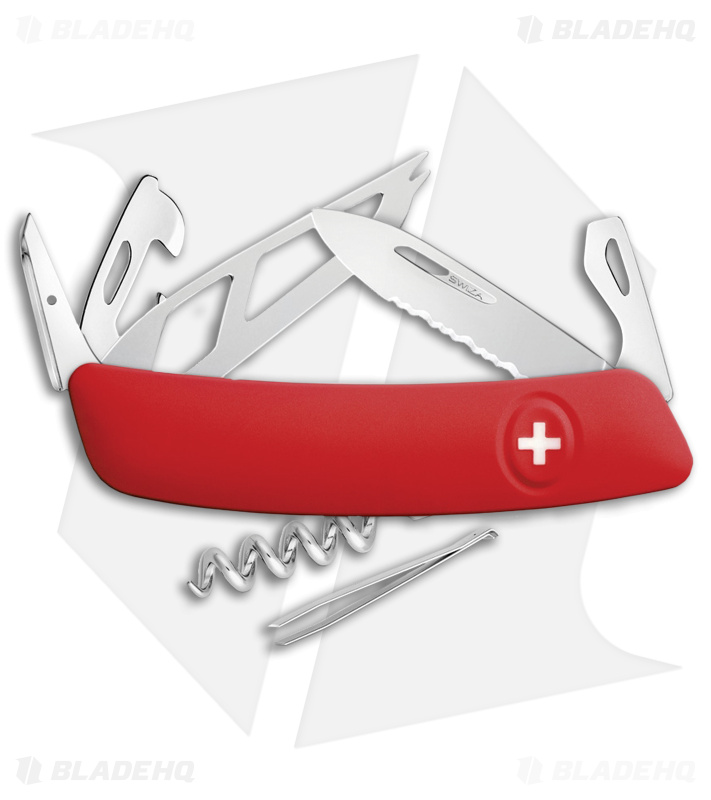 Swiza CH05T 7-in1 Cheese Knife Red (Satin)