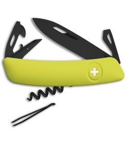 Swiza D03 Swiss Pocket Knife Yellow (3" Black)