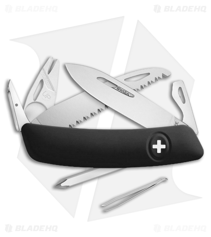 Swiza TT06 Tick Tool Swiss Pocket Knife Black (3" Satin)