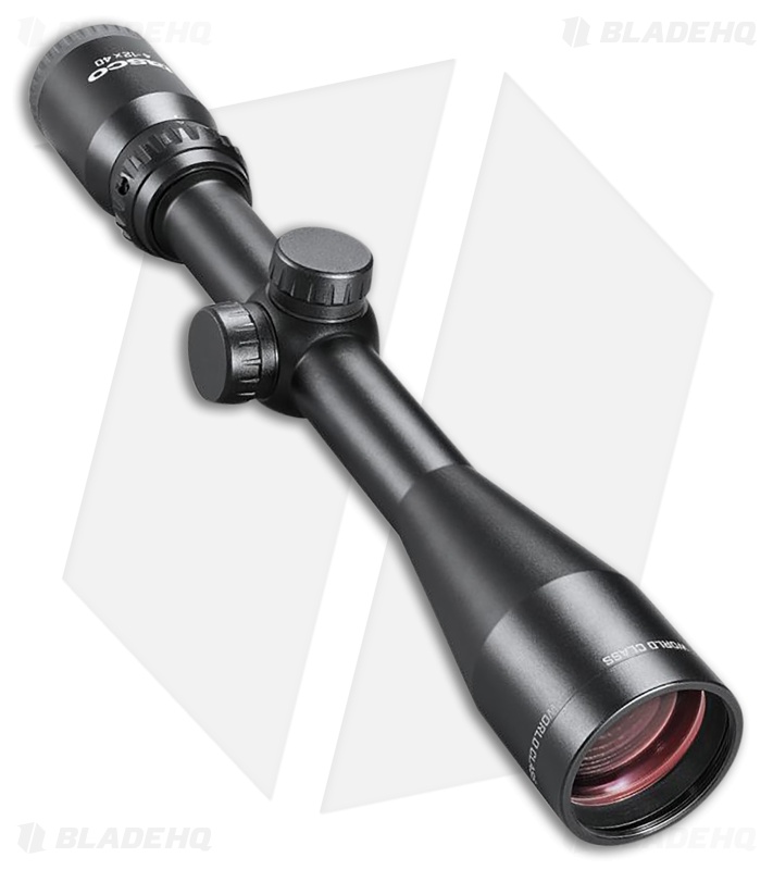 Tasco 4-12x40 World Class Riflescope – Black - Blade HQ
