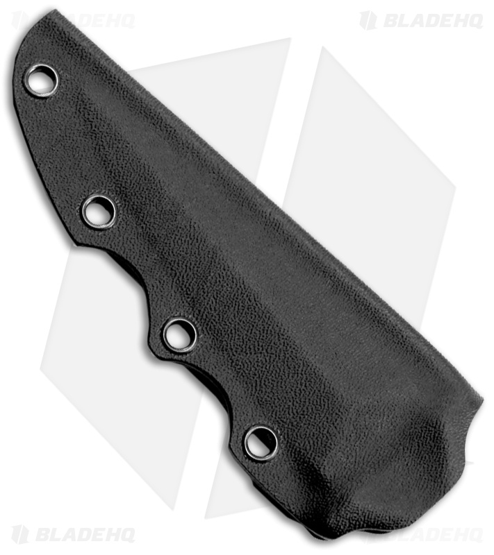 TB Outdoor Protecteur Tactical Fixed Blade Knife Black Polymer (4" Black)