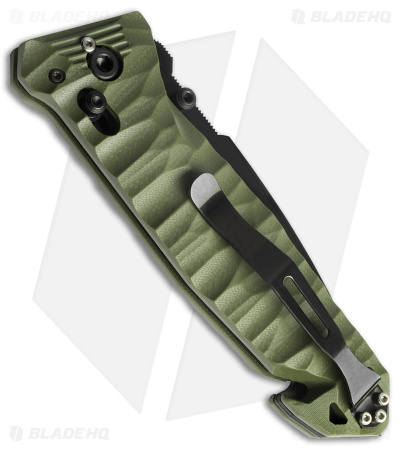 TB Outdoor CAC S200 Utility Bar Lock Knife Green G-10 (3.7" Black) 