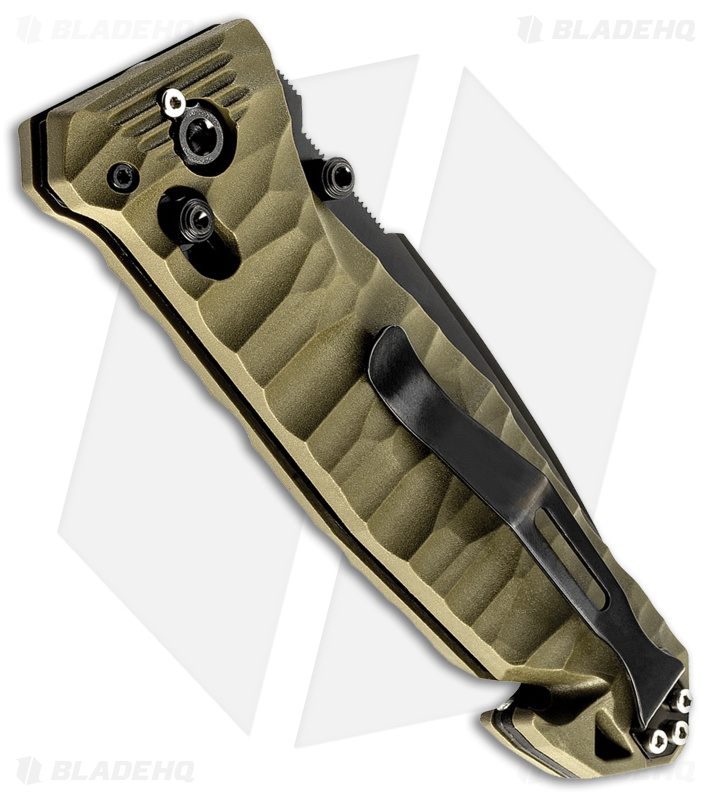 TB Outdoor CAC S200 Utility Bar Lock Knife OD Green Polymer (3.7" Black) 