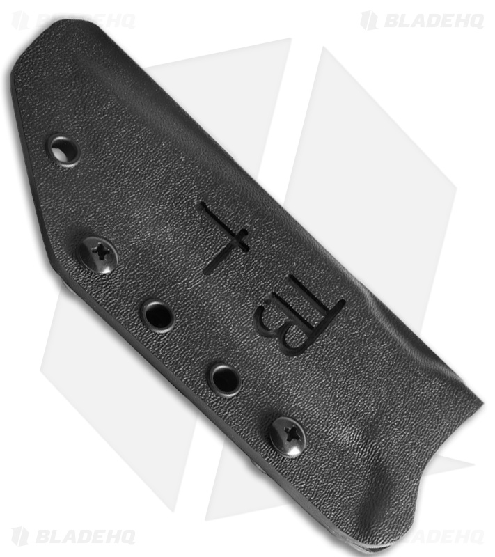 TB Outdoor Maraudeur Fixed Blade Knife w/ Breaker Black Paracord (4.45" Black)