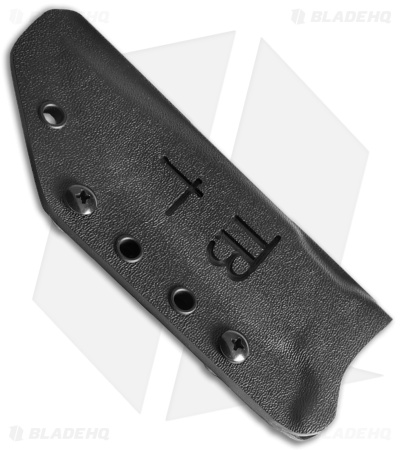 TB Outdoor Maraudeur Fixed Blade Knife w/ Glass Breaker Black G-10 (4.5" Black)