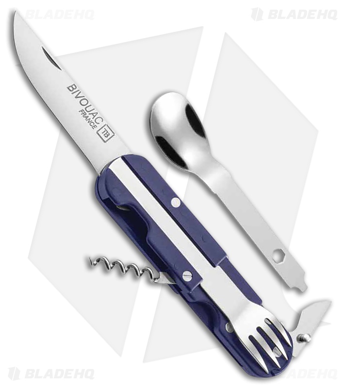 TB Outdoor French Army Camp Knife Bivouac Knife Blue