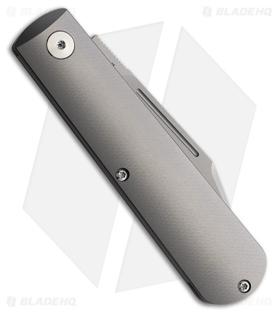Terrain 365 Caiman Slip Joint Knife Gray Titanium (3" Matte Terravantium)