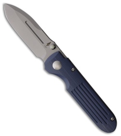 Terrain 365 Invictus-ATC Frame Lock Knife Marine Gray G-10 (3" Terravantium)